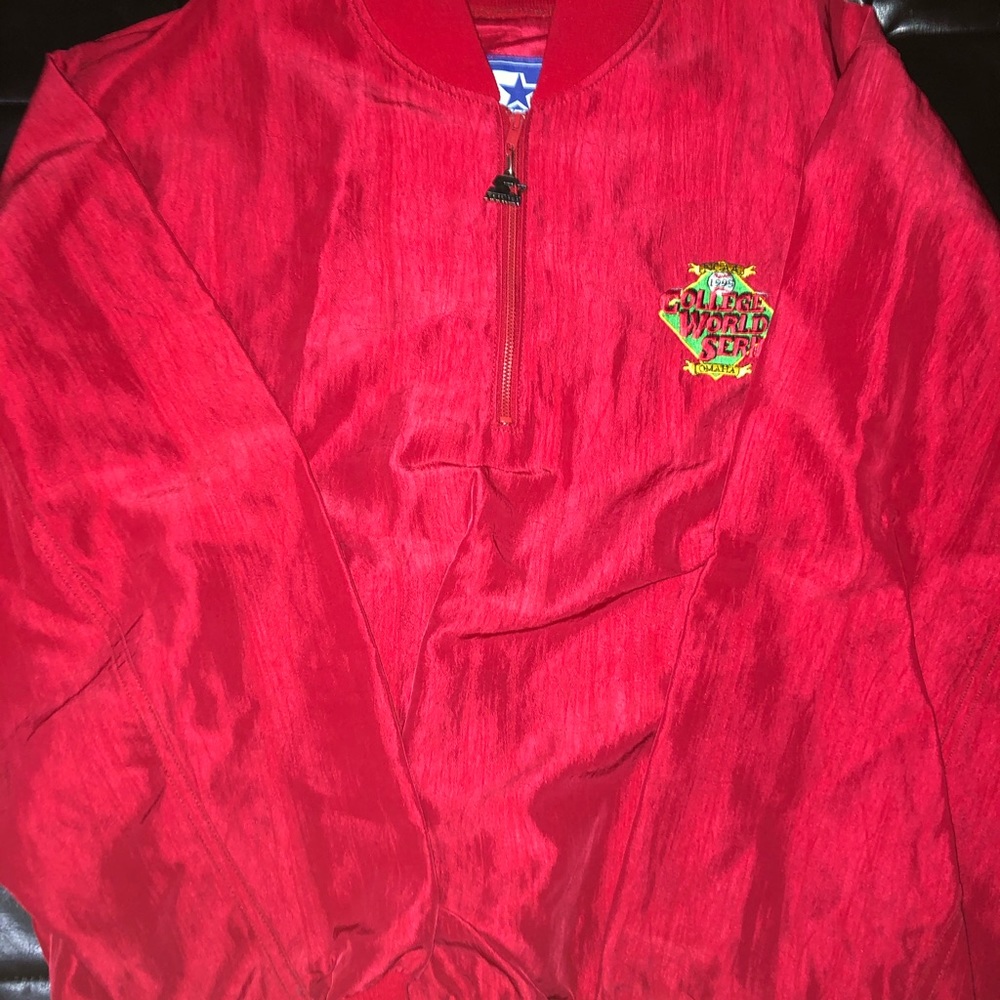 VTG College World Series 1995 Red Quarter Zip